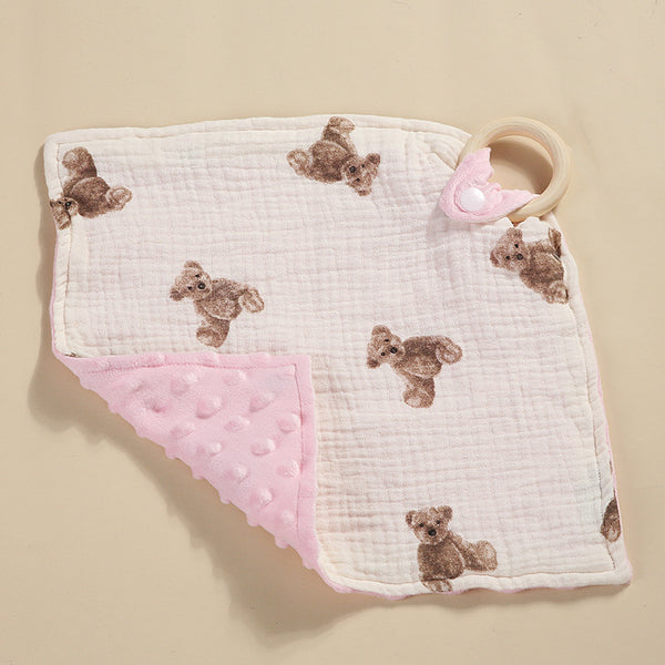 Pure Cotton Cuddly with Minky and Teether.